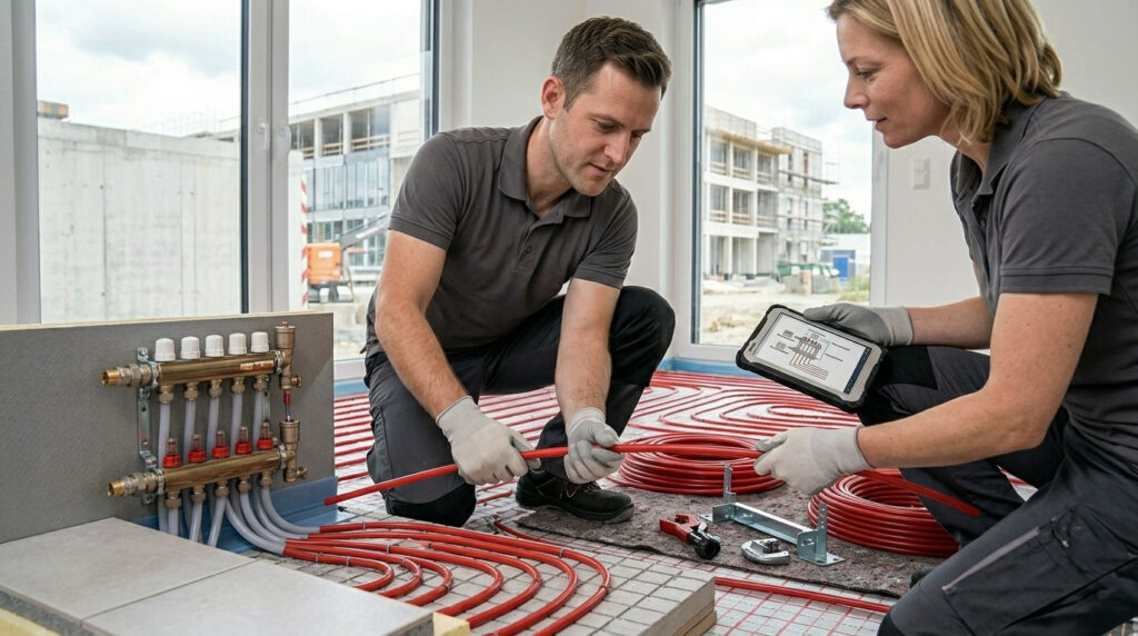 Fußbodenheizung